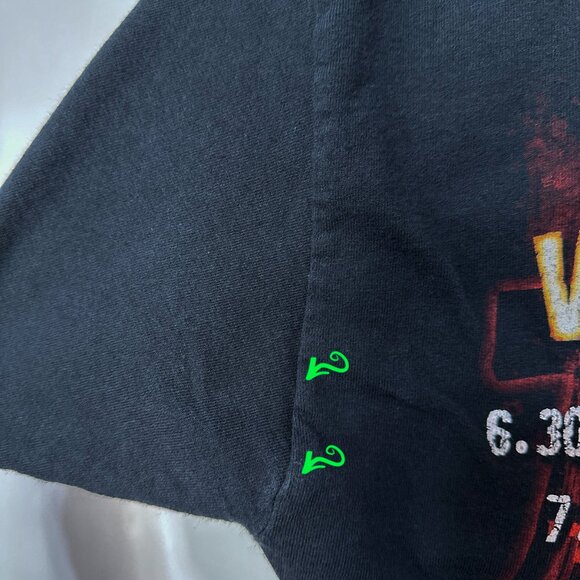 Slayer World Tour 2012 T Shirt Hanes Size L - Picture 6 of 12